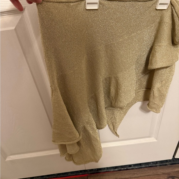 LIONESS Palisades Mini Skirt in Oyster - Picture 5 of 7